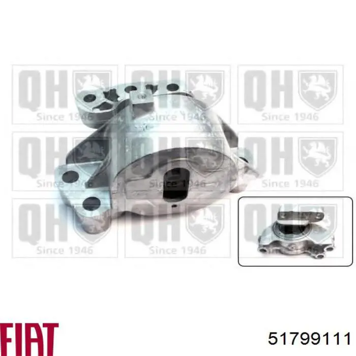 51799111 Fiat/Alfa/Lancia Правая подушка двигателя