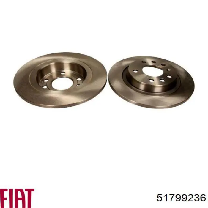 Задний тормозной диск Fiat/Alfa/Lancia 51799236 цена, от 31.14 USD