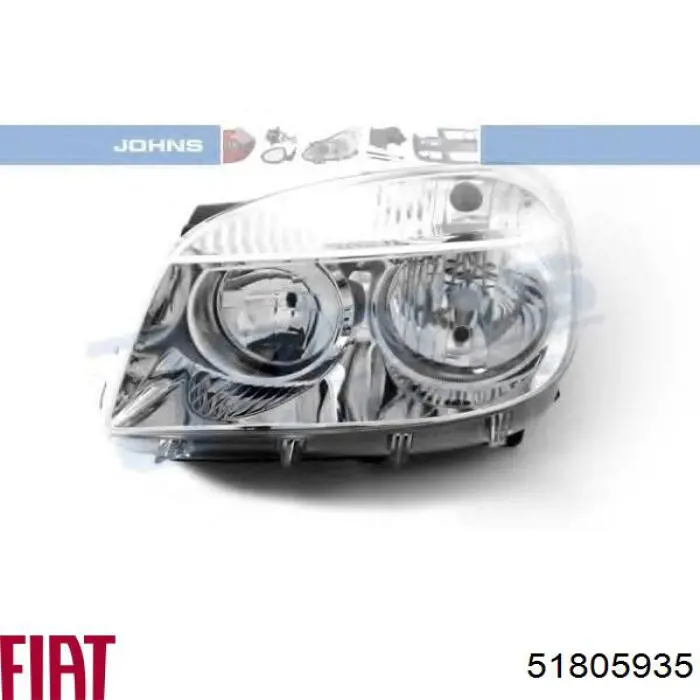 Фара левая Fiat/Alfa/Lancia 51805935 цена, от 85.37 USD