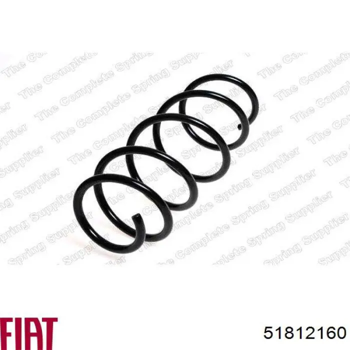 Передняя пружина 51812160 Fiat/Alfa/Lancia