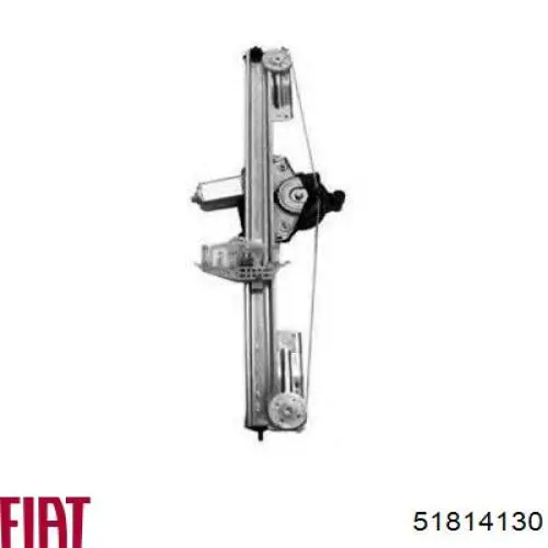 Mecanismo de acionamento de vidro da porta traseira direita Fiat/Alfa/Lancia 51814130 preço, a partir de 116,72 USD
