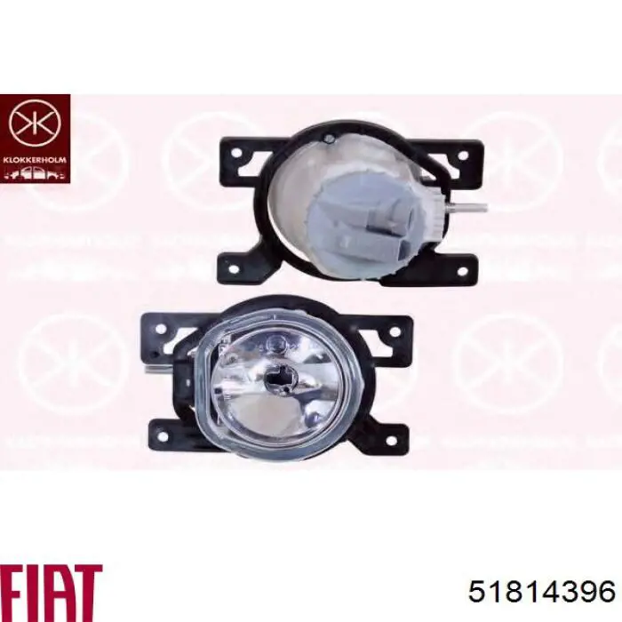 Фара противотуманная, правая Fiat/Alfa/Lancia 51814396 цена, от 24.82 USD
