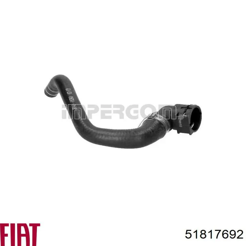 51817692 Fiat/Alfa/Lancia Шланг радиатора печки