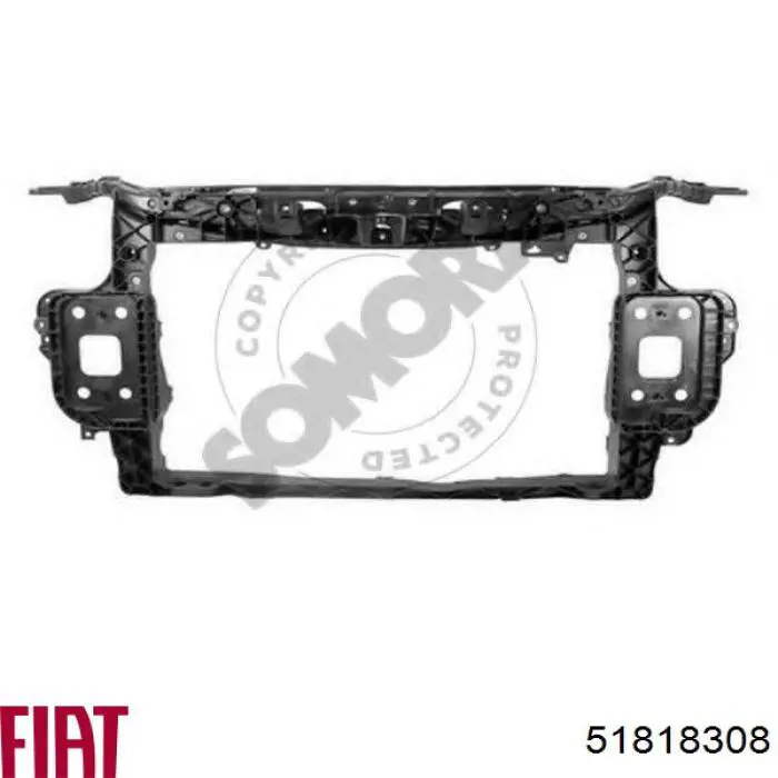 Рамка радиатора 51818308 Fiat/Alfa/Lancia