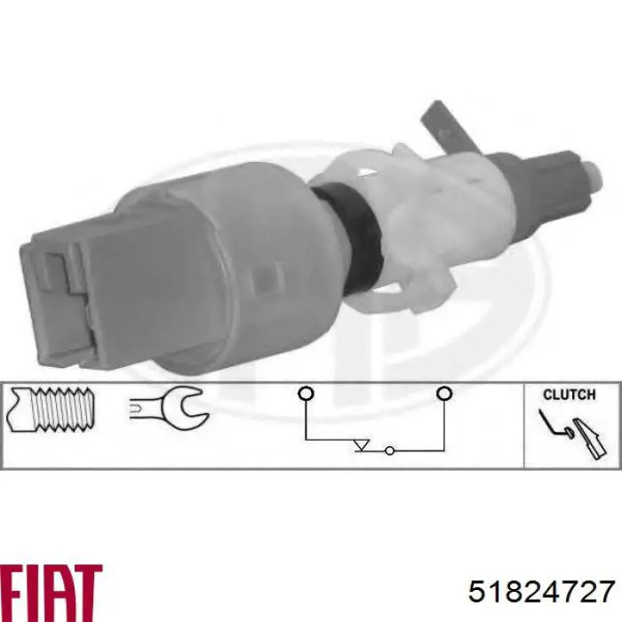 Датчик включения сцепления Fiat/Alfa/Lancia 51824727 цена, от 6.82 USD