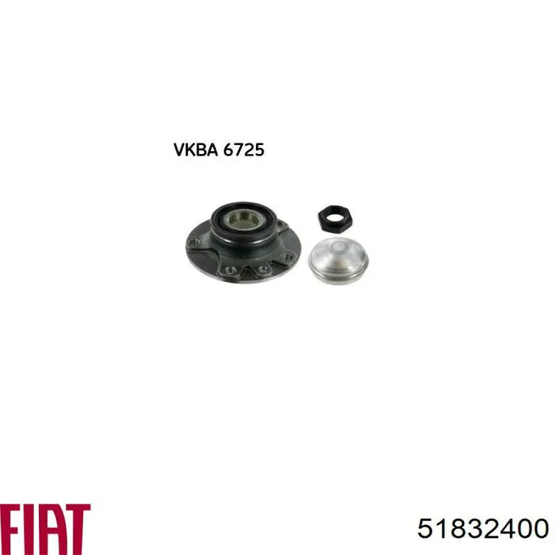 Купить 51832400 Fiat/Alfa/Lancia Задняя шпиндель