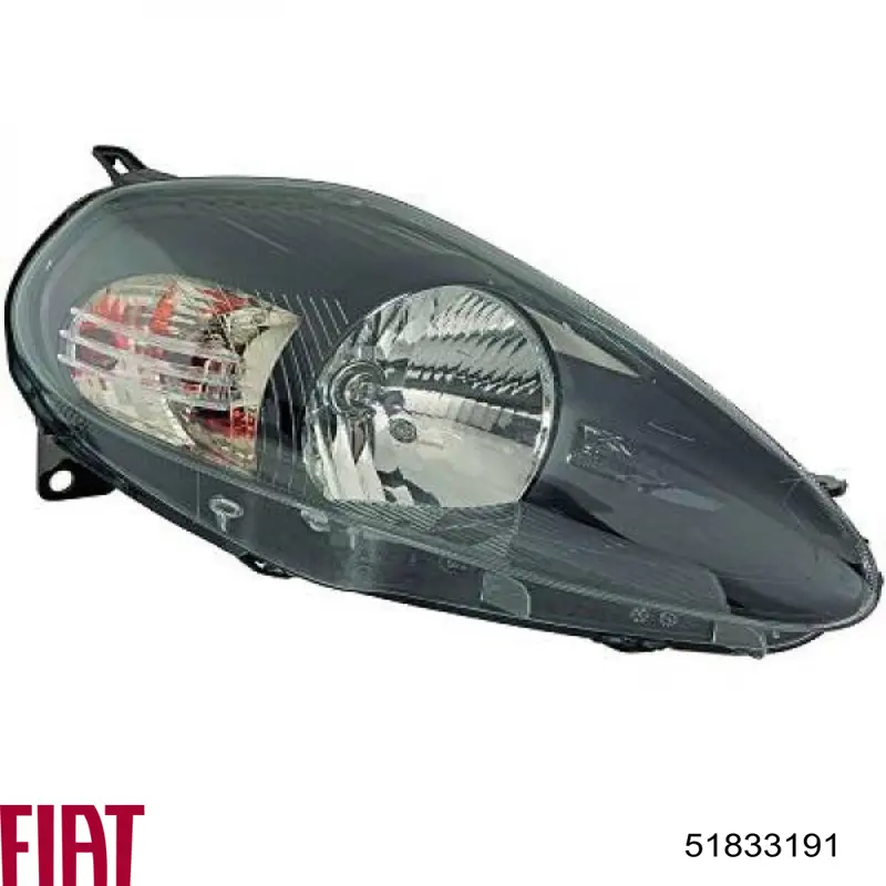 Фара левая Fiat/Alfa/Lancia 51833191 цена, от 102.71 USD