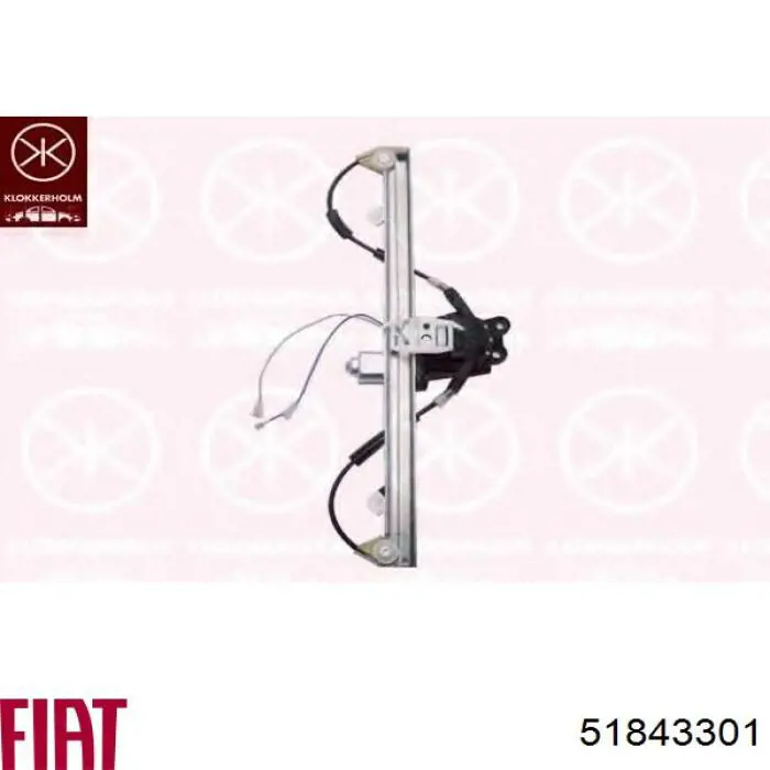 Механизм стеклоподъемника водительской двери Fast FT91709 цена, от 30.43 USD