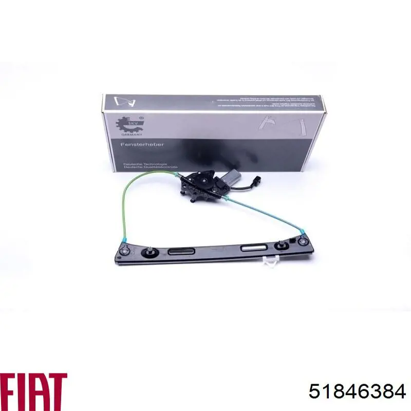 Купить 51846384 Fiat/Alfa/Lancia Стеклоподъемник (механизм перемещения стекла)