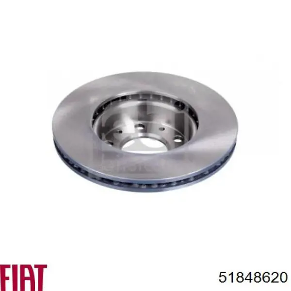 Передние тормозные диски 51848620 Fiat/Alfa/Lancia