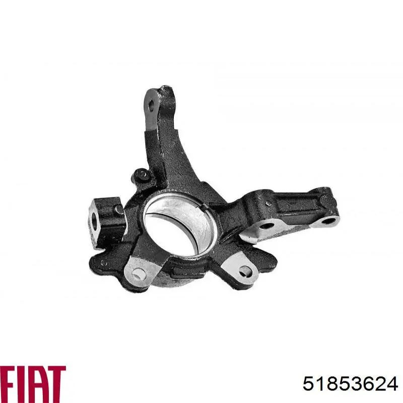 51853624 Fiat/Alfa/Lancia Цапфа - поворотный кулак передний, левый