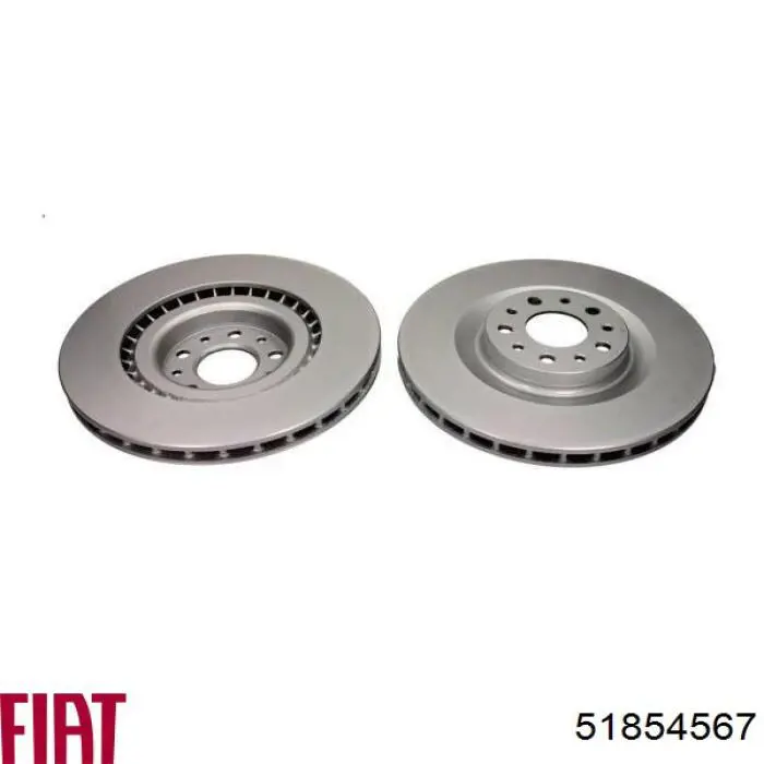 Передний тормозной диск Fiat/Alfa/Lancia 51854567