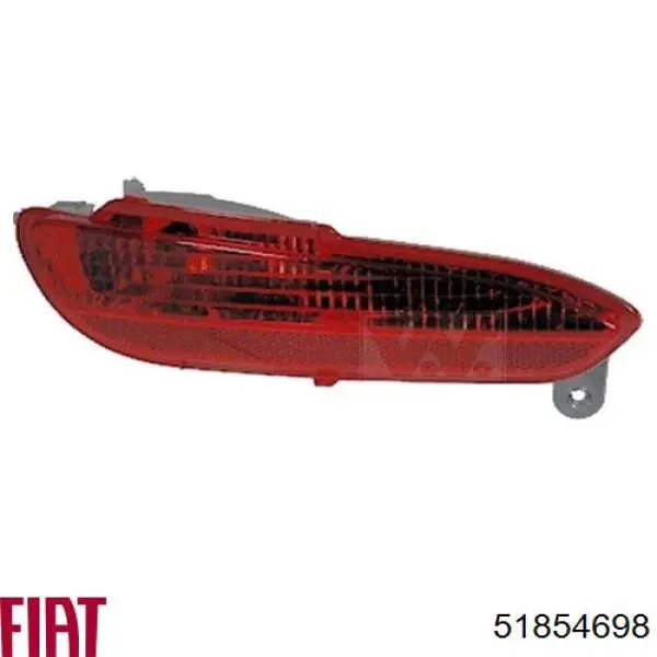 Фара противотуманная задняя, левая Fiat/Alfa/Lancia 51854698 цена, от 15.42 USD