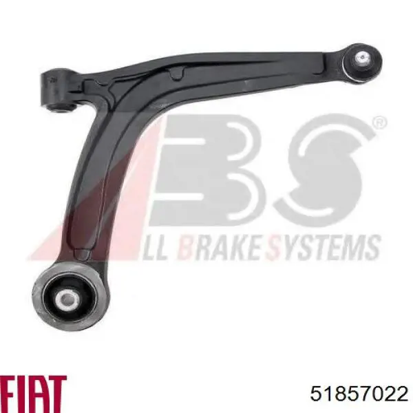 Правый рычаг передней нижней подвески Fiat/Alfa/Lancia 51857022 цена, от 60.05 USD