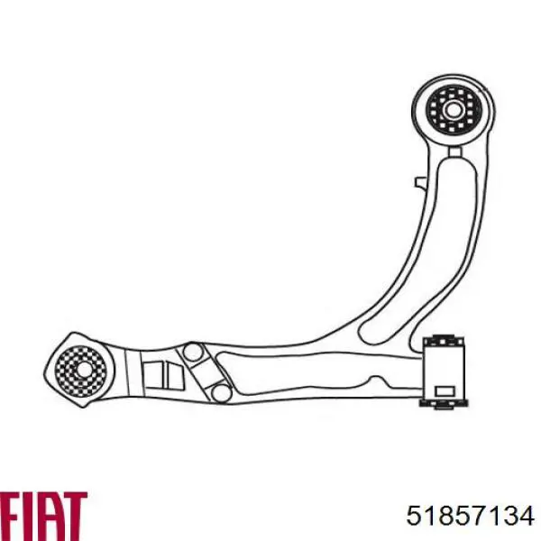Купить 51857134 Fiat/Alfa/Lancia Нижний правый рычаг передней подвески