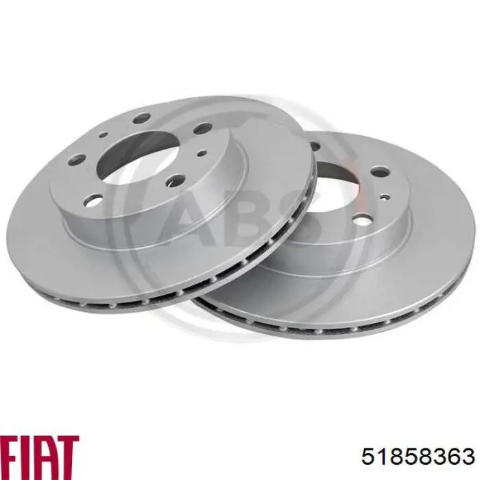 Тормоз дисковый передний Fiat/Alfa/Lancia 51858363 цена, от 43.74 USD