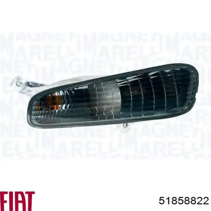 Габарит (указатель поворота) в бампере, правый LAC041 Magneti Marelli