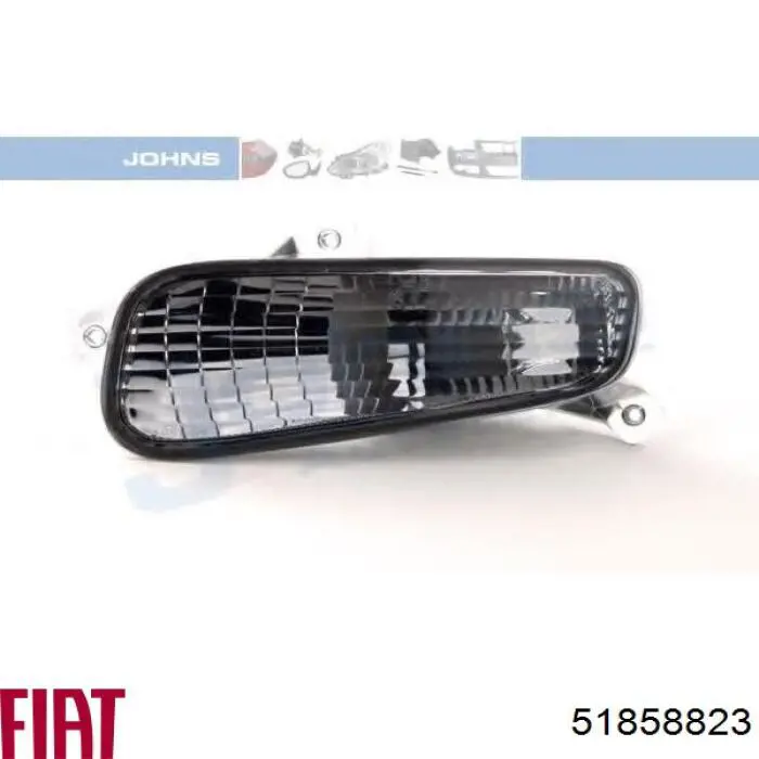 Габарит (указатель поворота) в бампере, левый Fiat/Alfa/Lancia 51858823 цена, от 15.43 USD