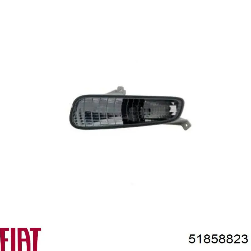 51858823 Fiat/Alfa/Lancia Габарит-указатель поворота в бампере, левый