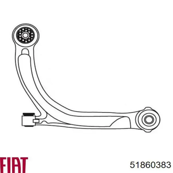 Купить 51860383 Fiat/Alfa/Lancia Рычаг передней подвески левый