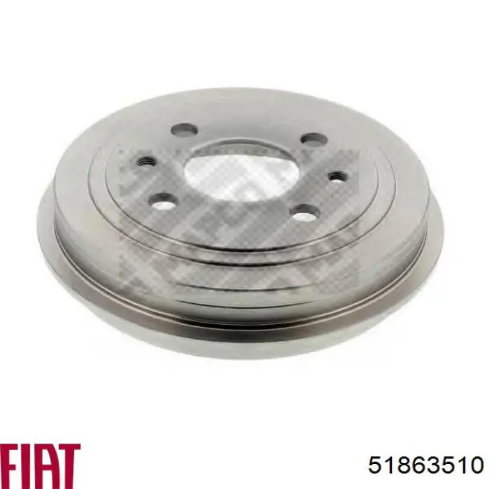 Барабан тормозной задний Fiat/Alfa/Lancia 51863510 цена, от 21.80 USD