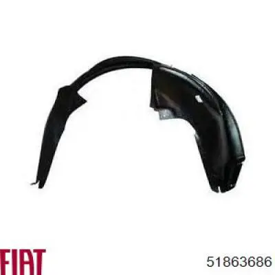 Подкрылок крыла переднего левый Fiat/Alfa/Lancia 51863686 цена, от 12.45 USD