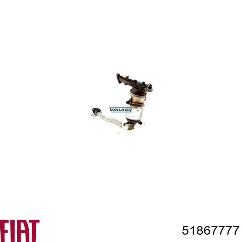 Каталитический нейтрализатор отработавших газов Fiat/Alfa/Lancia 51867777 цена, от 469.67 USD
