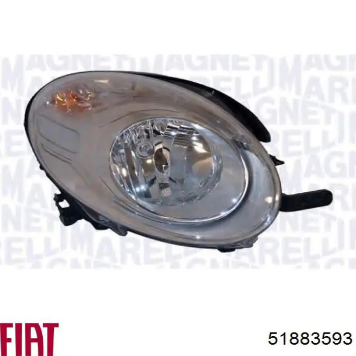 Левая фара LPO242 Magneti Marelli