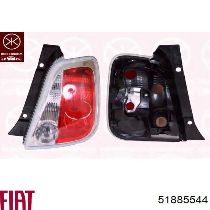 Купить 51885544 Fiat/Alfa/Lancia Задняя правая фара