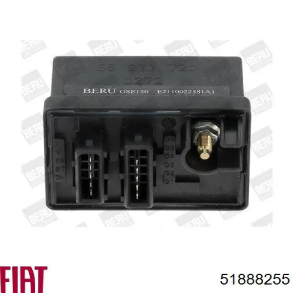 Relê das velas de incandescência 51888255 Fiat/Alfa/Lancia