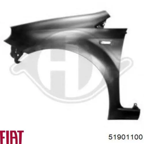 Боковая часть передняя правая Fiat/Alfa/Lancia 51901100 цена, от 55.14 USD