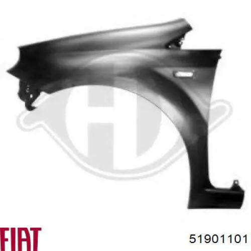 51901101 Fiat/Alfa/Lancia Переднее левое крыло