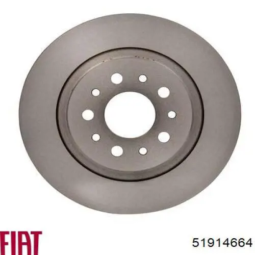 Тормозные диски 51914664 Fiat/Alfa/Lancia