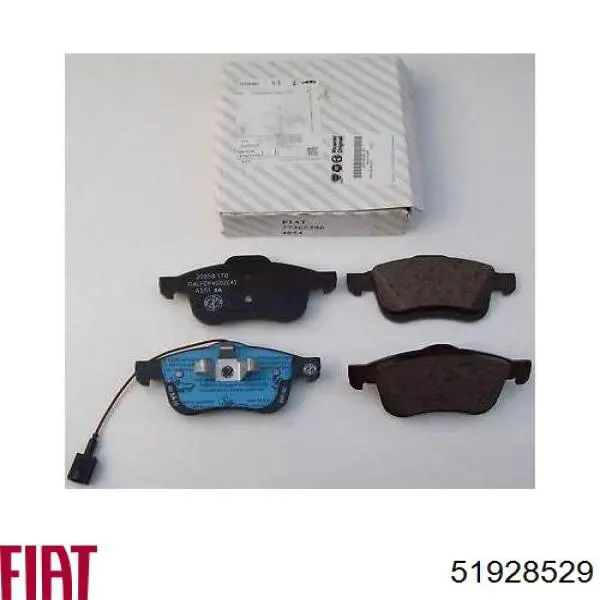 51928529 Fiat/Alfa/Lancia колодки тормозные передние дисковые