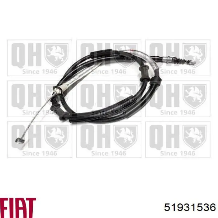 Задний трос ручника Fiat/Alfa/Lancia 51931536 цена, от 27.45 USD