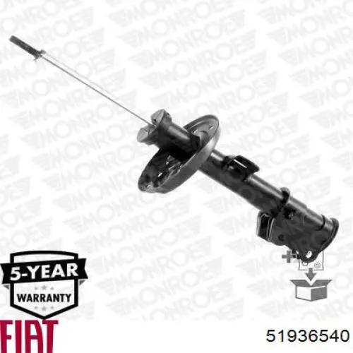 Амортизатор передней подвески левой Fiat/Alfa/Lancia 51936540 цена, от 72.89 USD