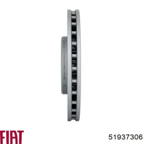 Передний тормозной диск Fiat/Alfa/Lancia 51937306
