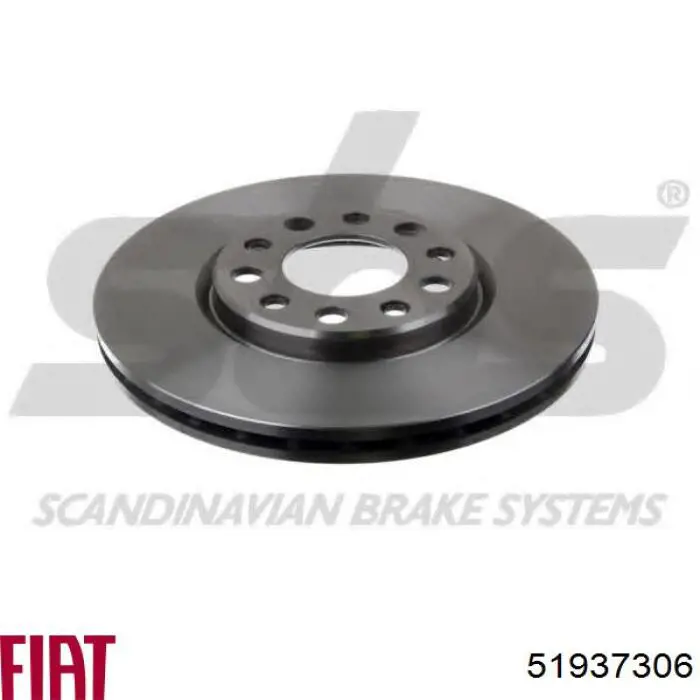 51937306 Fiat/Alfa/Lancia Диск тормозной передний
