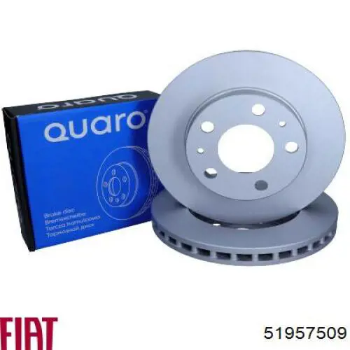Передний тормозной диск Fiat/Alfa/Lancia 51957509