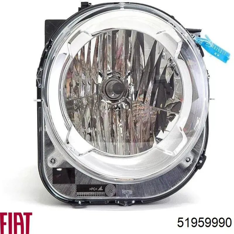 Направляющая переднего бампера левая 0051959990 Fiat/Alfa/Lancia