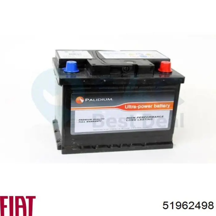 Аккумулятор автомобильный Fiat/Alfa/Lancia 51962498 цена, от 100.15 USD