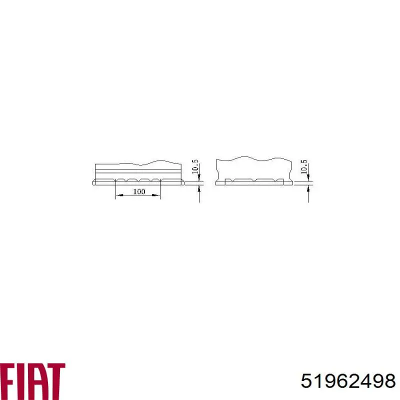 Купить 51962498 Fiat/Alfa/Lancia Батарея аккумуляторная