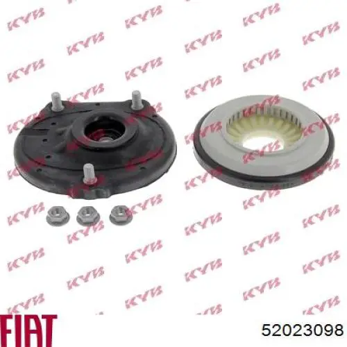 Soporte amortiguador delantero derecho 52023098 Fiat/Alfa/Lancia