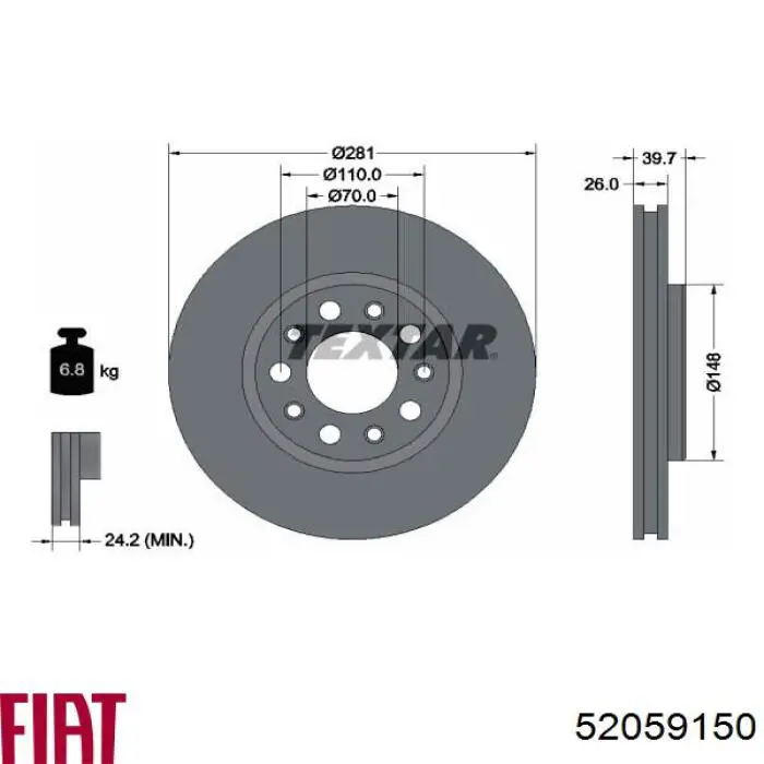  52059150 Fiat/Alfa/Lancia