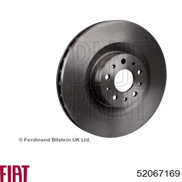 Передний тормозной диск Fiat/Alfa/Lancia 52067169