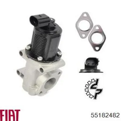 Приборы управления системы рециркуляции Fiat/Alfa/Lancia 55182482 цена, от 62.75 USD