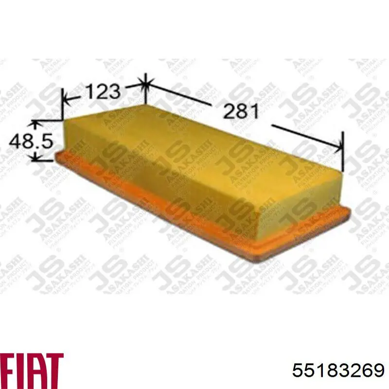 Купить 55183269 Fiat/Alfa/Lancia Автомобильный фильтр воздуха