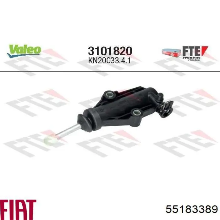 Рабочий цилиндр сцепления Fiat/Alfa/Lancia 55183389 цена, от 51.51 USD