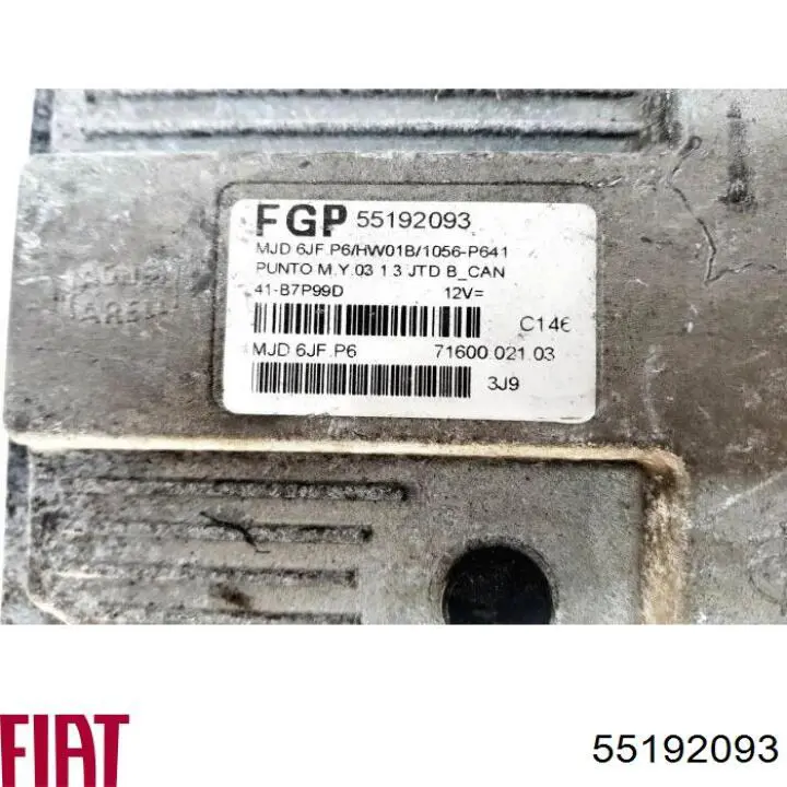 Купить 55192093 Fiat/Alfa/Lancia 