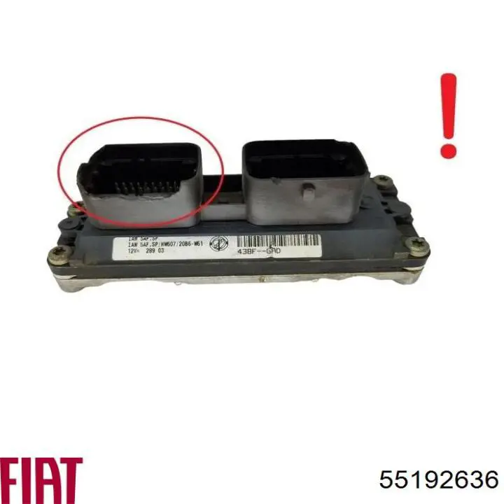 ЭБУ двигателем Fiat/Alfa/Lancia 55192636 цена, от 94.85 USD